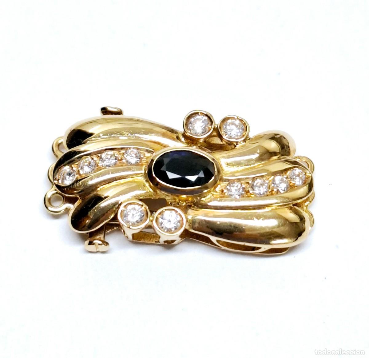Joyeria: PRECIOSO BROCHE DE ORO PARA COLLAR DE PERLAS - Foto 1