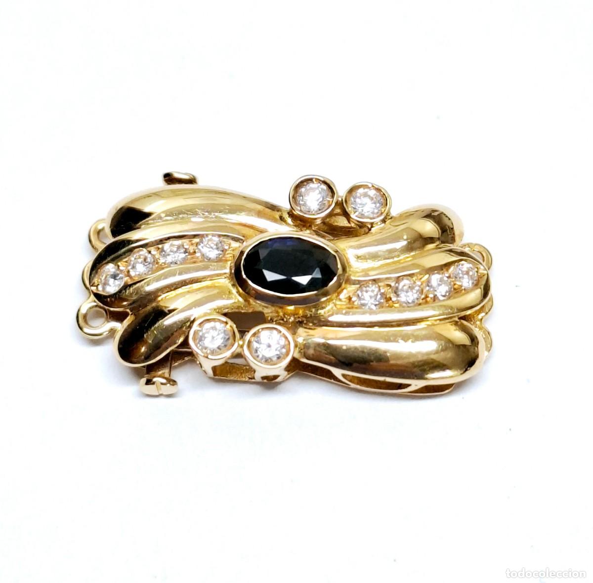 Joyeria: PRECIOSO BROCHE DE ORO PARA COLLAR DE PERLAS - Foto 2