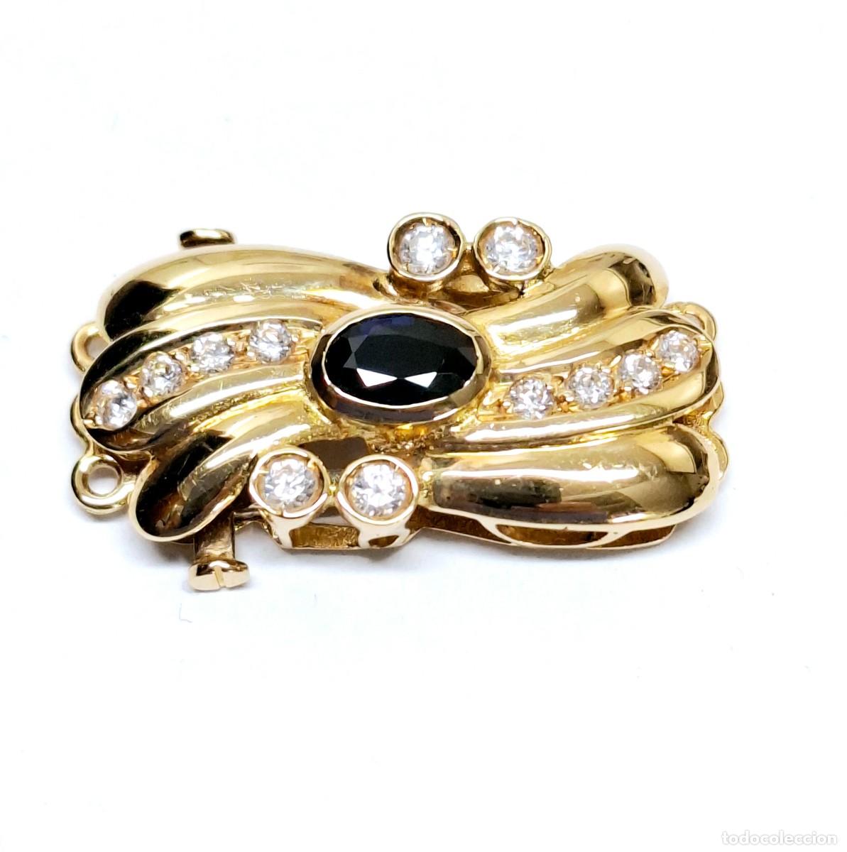 Joyeria: PRECIOSO BROCHE DE ORO PARA COLLAR DE PERLAS - Foto 3