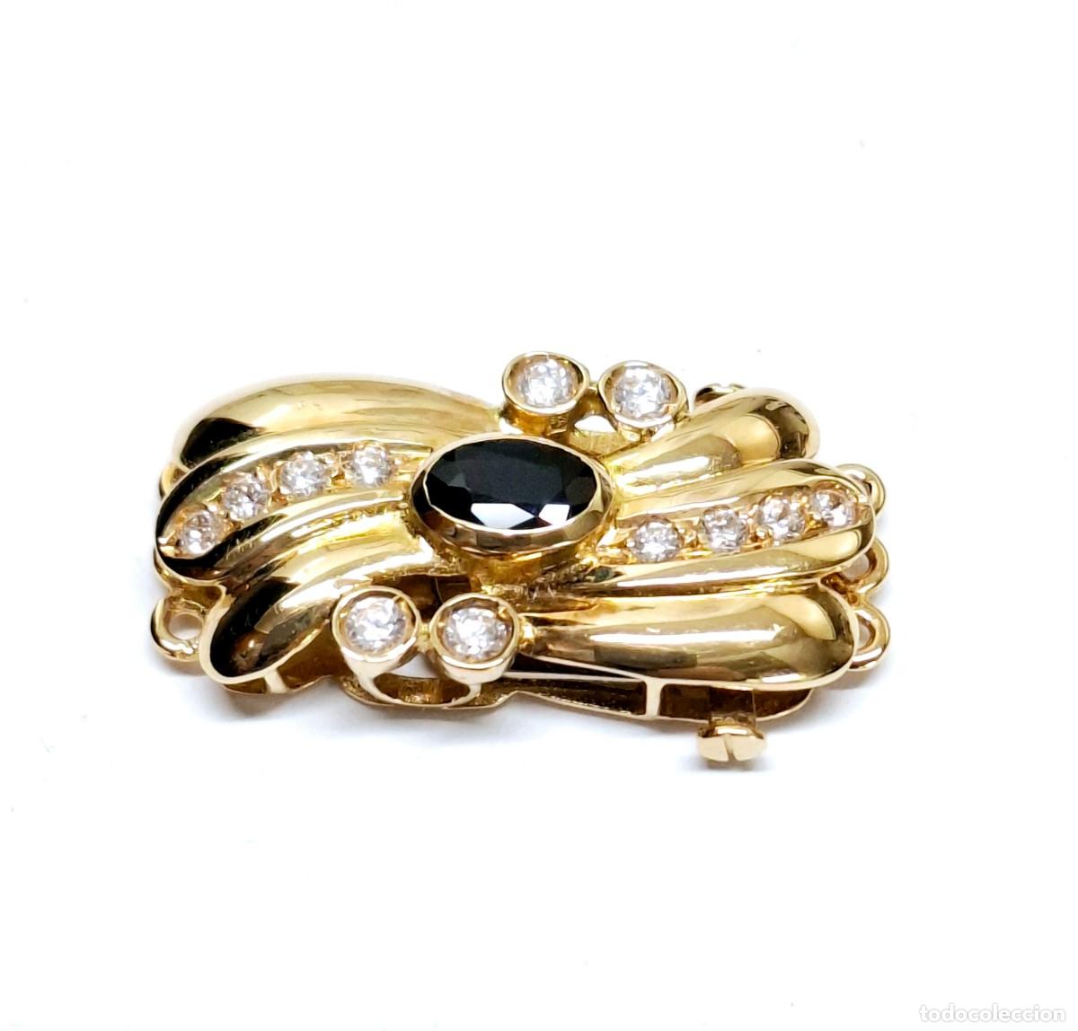Joyeria: PRECIOSO BROCHE DE ORO PARA COLLAR DE PERLAS - Foto 4