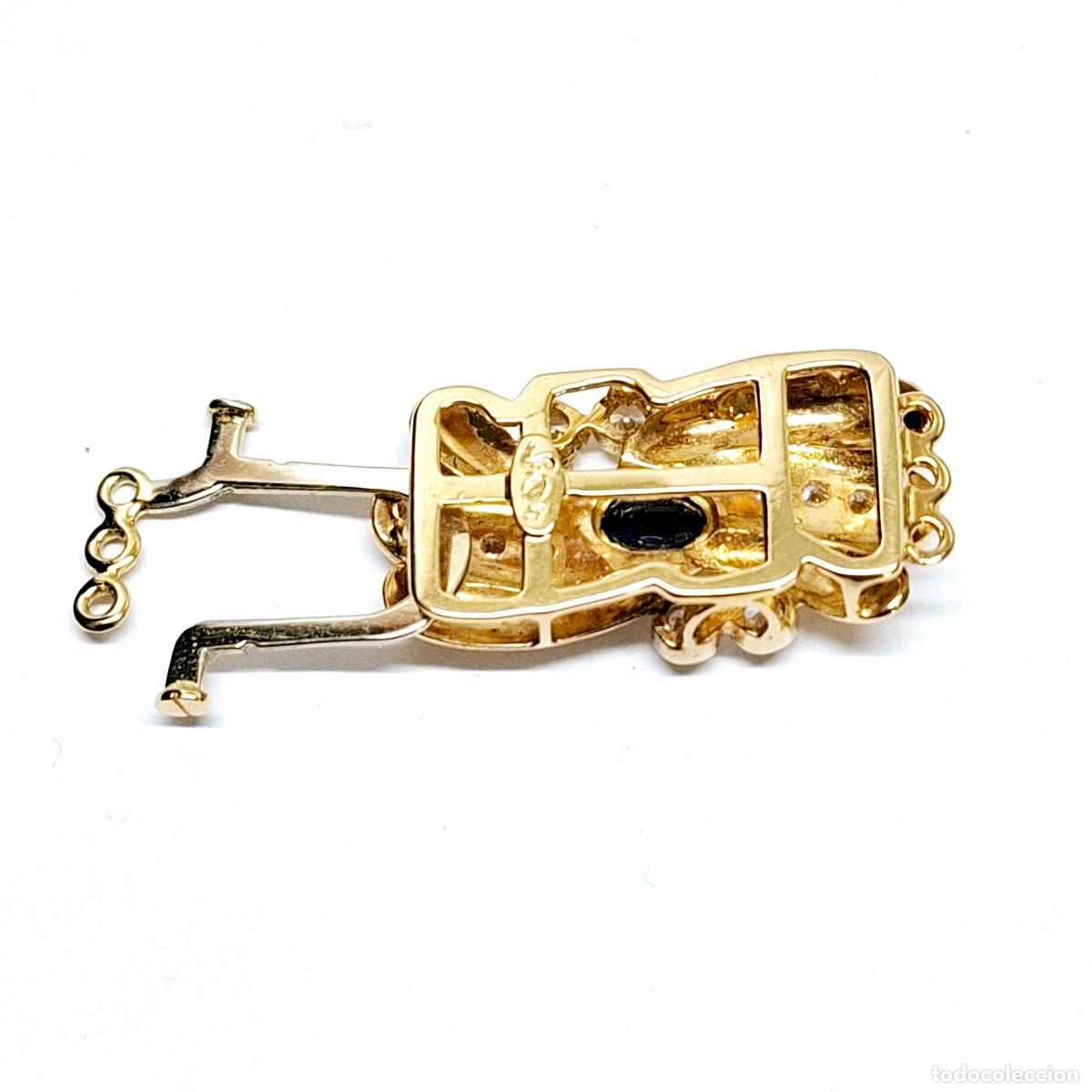 Joyeria: PRECIOSO BROCHE DE ORO PARA COLLAR DE PERLAS - Foto 9