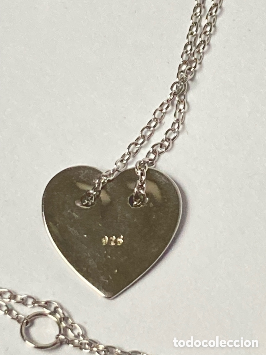 Joyeria: Cadena de plata con centro de coraz&oacute;n/CC26 - Foto 3