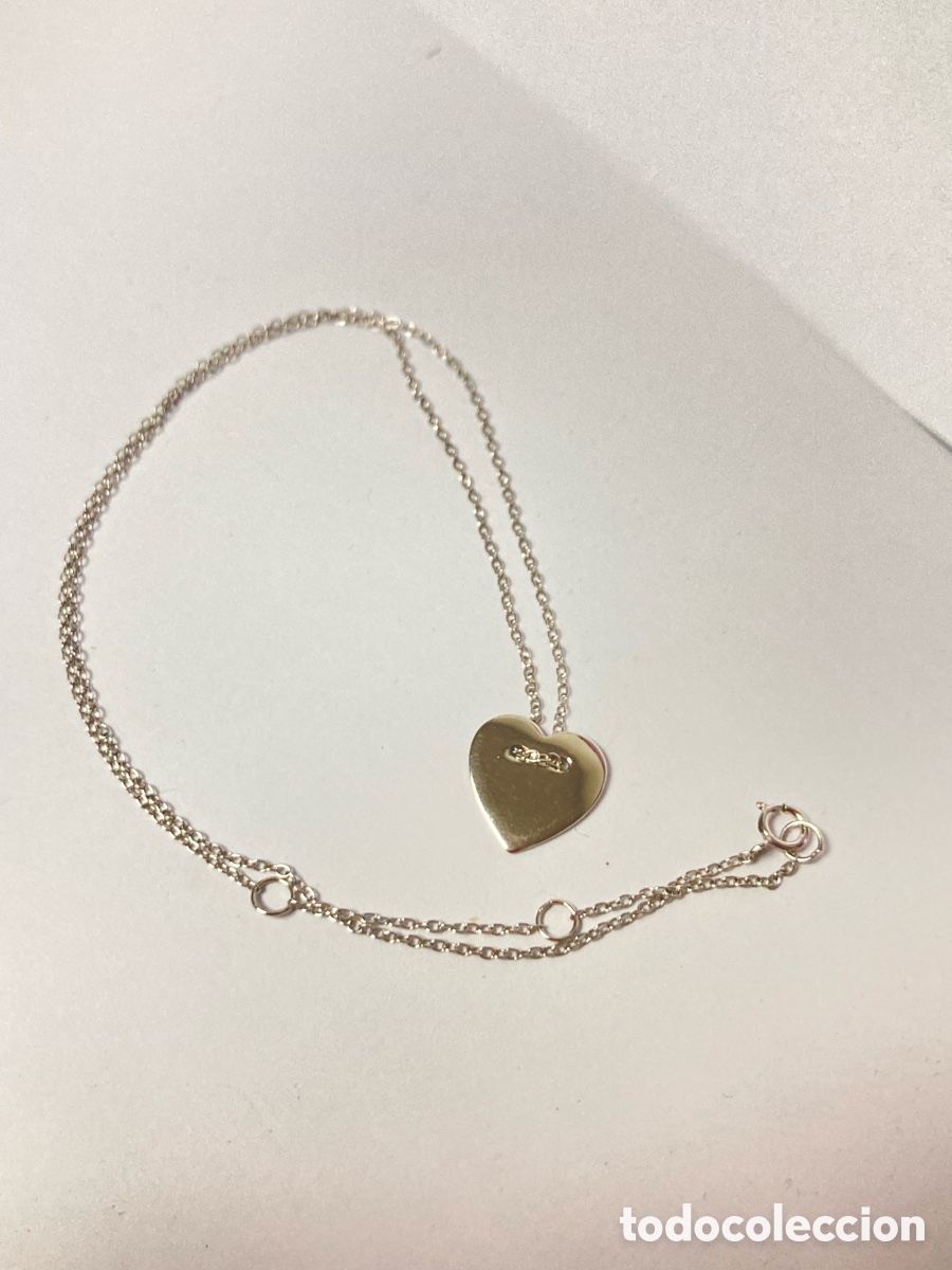 Joyeria: Gargantilla de plata con centro de coraz&oacute;n /CC26 - Foto 1