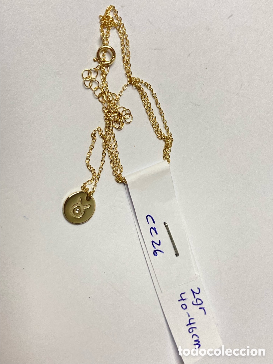 Joyeria: Gargantilla de plata y oro chapado oro/Cc26 - Foto 5
