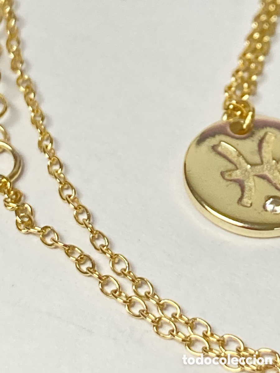 Joyeria: Gargantilla de plata chapada de oro /CC26 - Foto 3