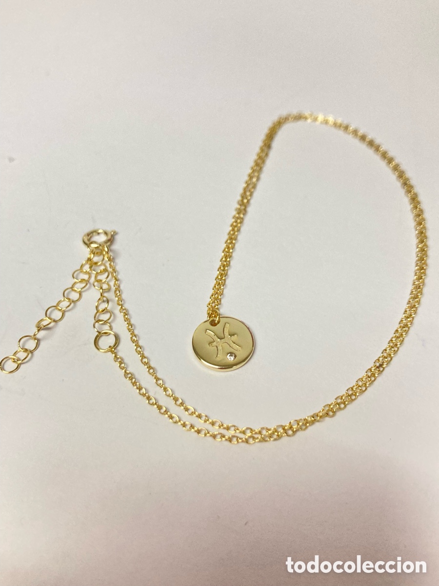 Joyeria: Gargantilla de plata chapada de oro /CC26 - Foto 1