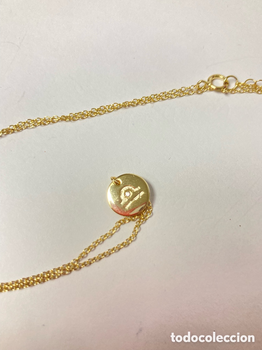 Joyeria: Gargantilla de plata chapado de oro/CC26 - Foto 2