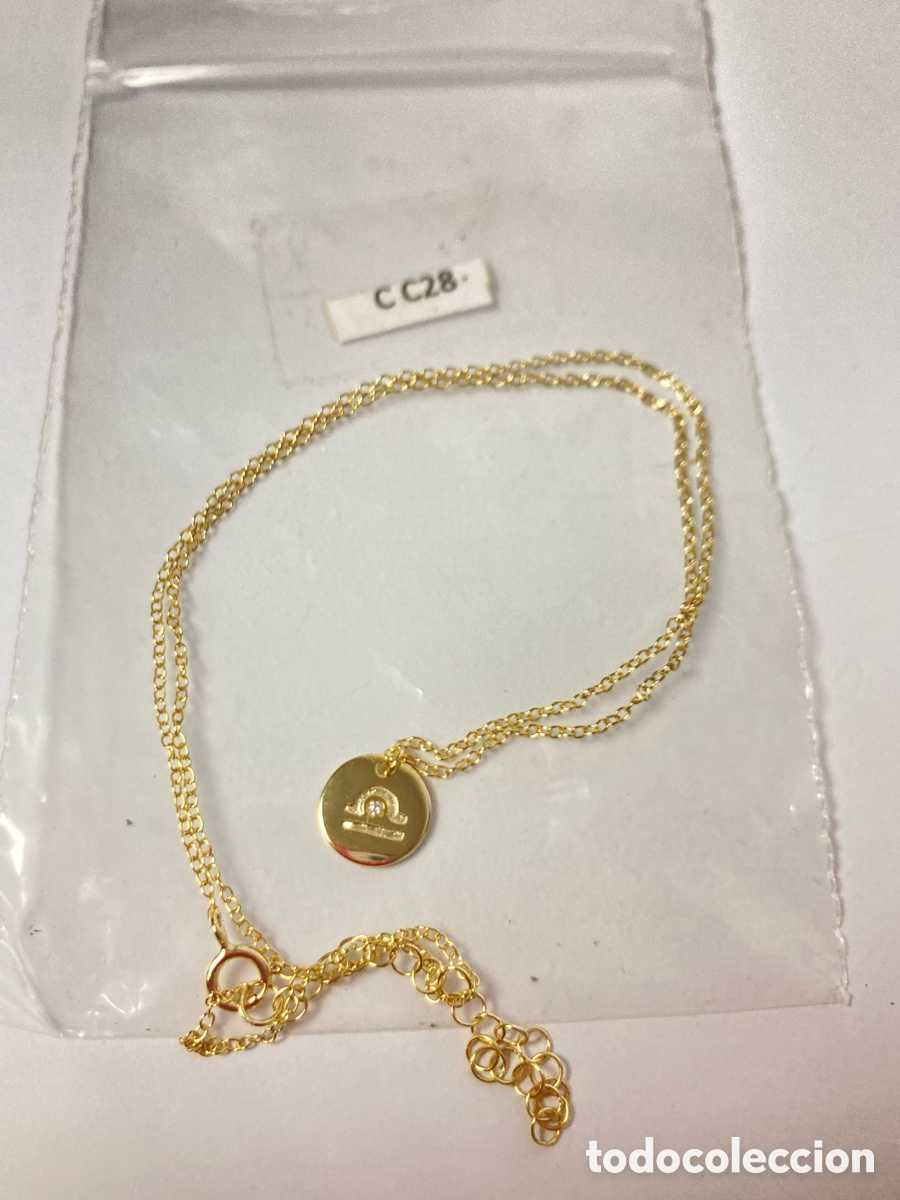 Joyeria: Gargantilla de plata chapado de oro/CC26 - Foto 1