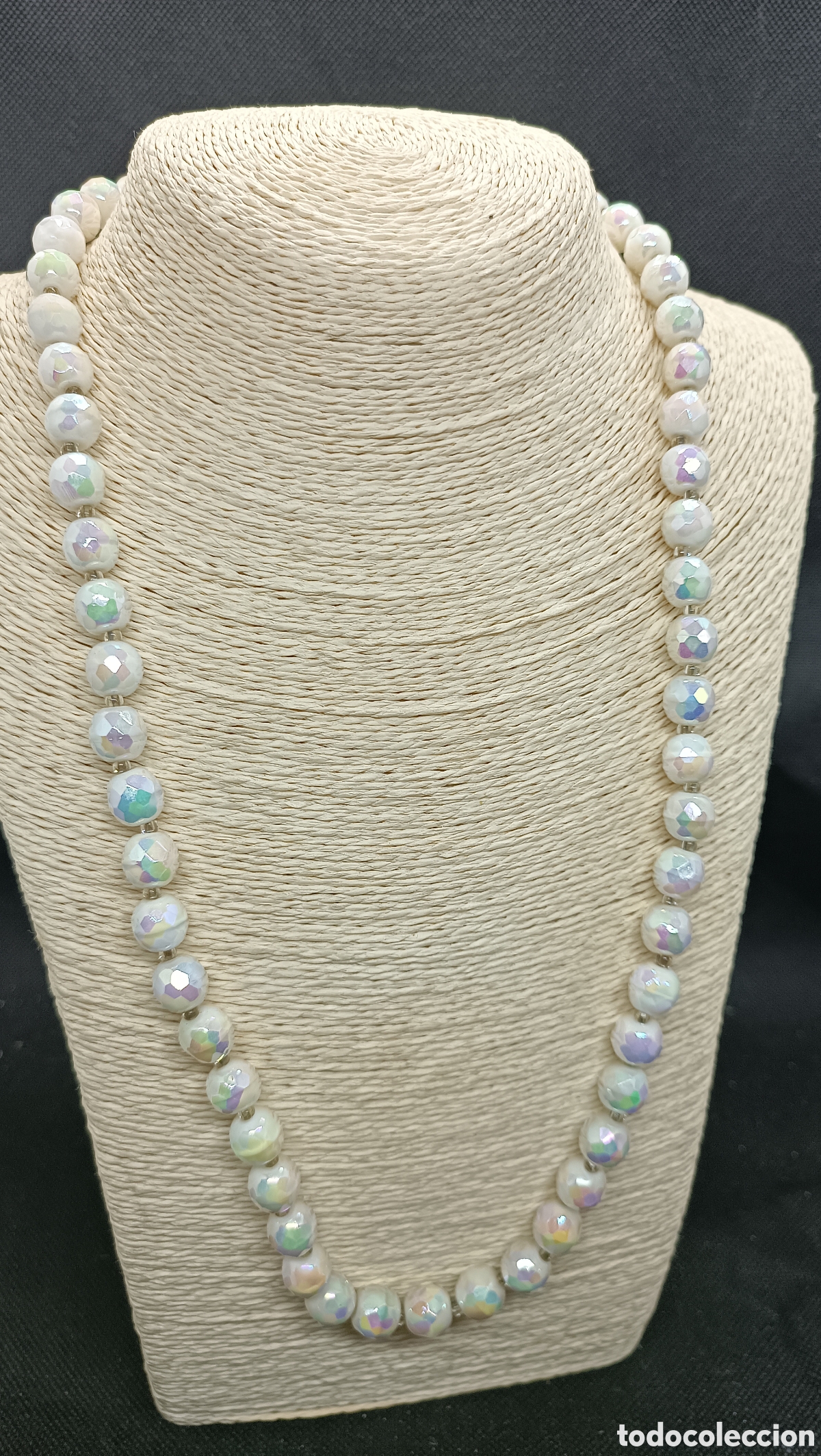 Joyeria: Collar vintage, de roca opalina o similar. - Foto 1