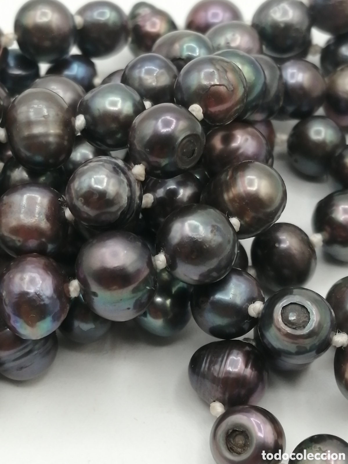 Joyeria: Collar perlas de Tahiti barrocas.Sin cierre - Foto 4