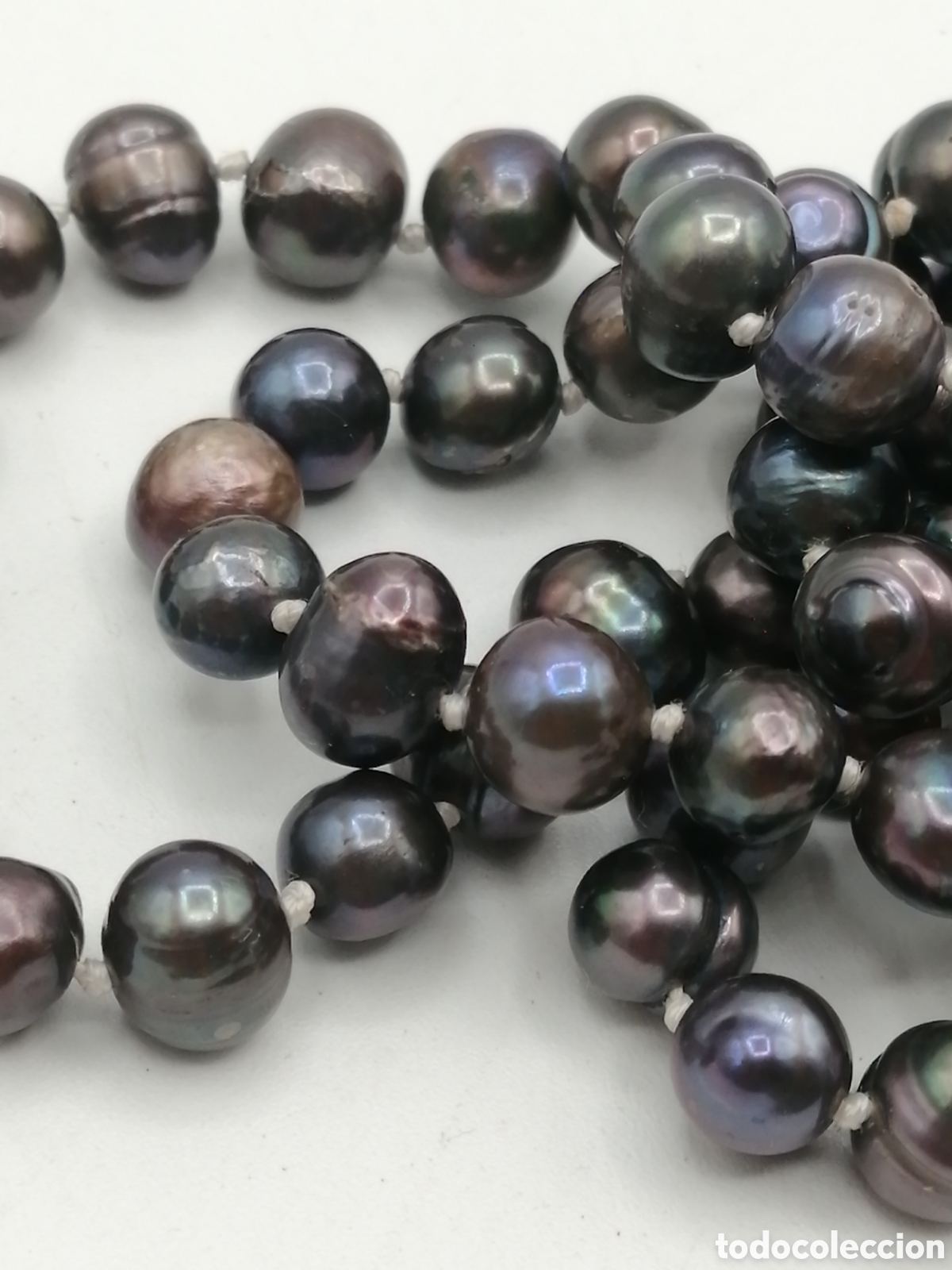 Joyeria: Collar perlas de Tahiti barrocas.Sin cierre - Foto 5