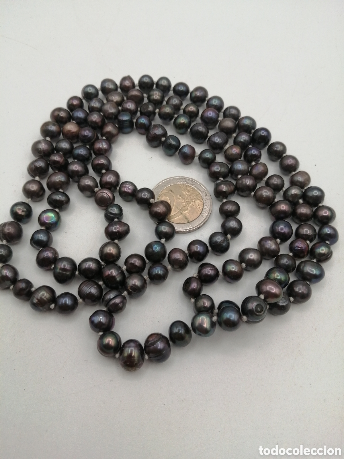 Joyeria: Collar perlas de Tahiti barrocas.Sin cierre - Foto 6