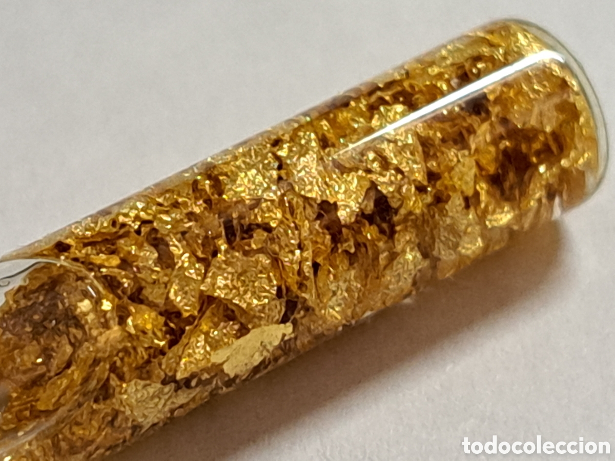 Joyeria: Bote con virutas de oro puro - Foto 2