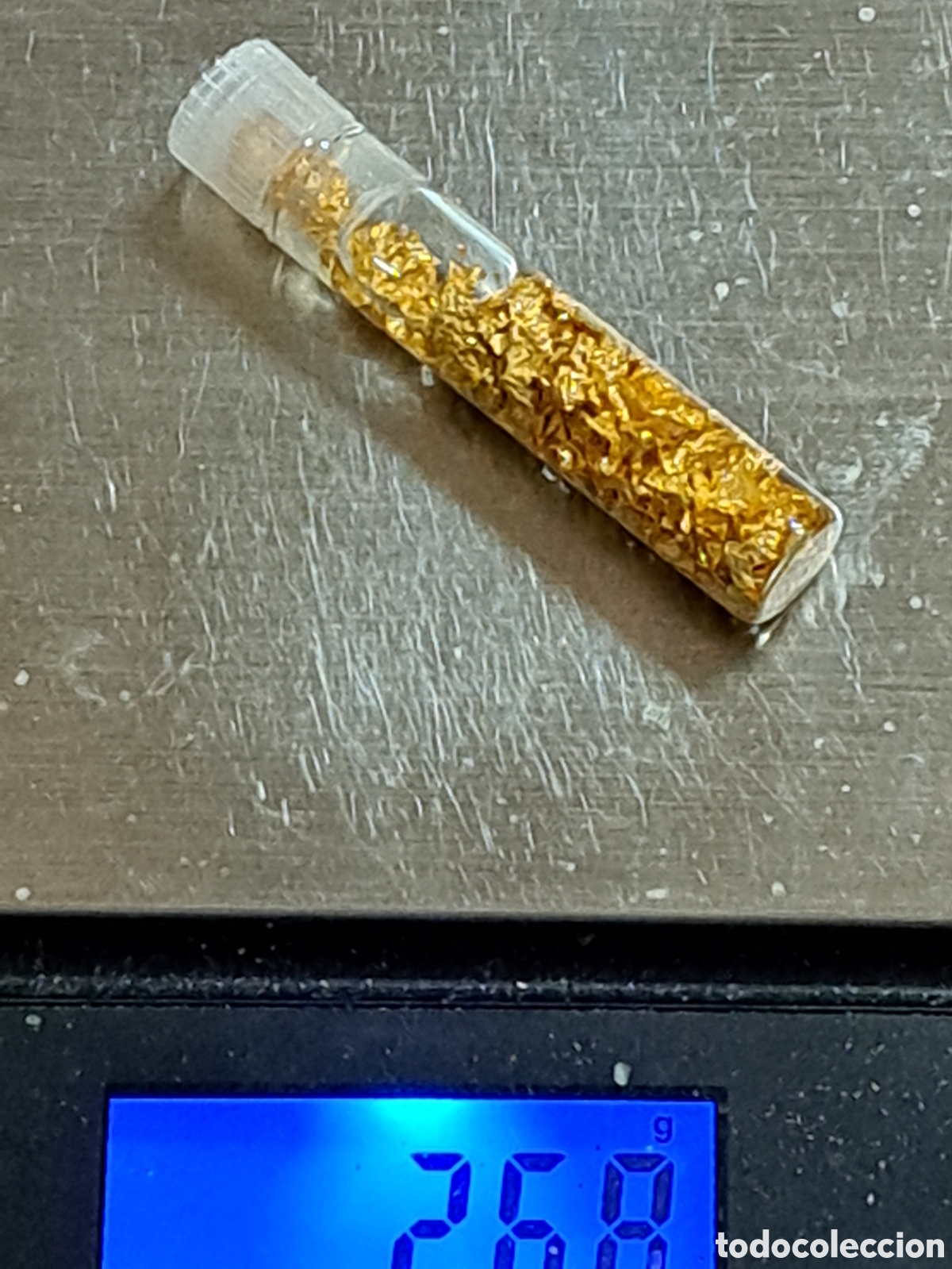 Joyeria: Bote con virutas de oro puro - Foto 4