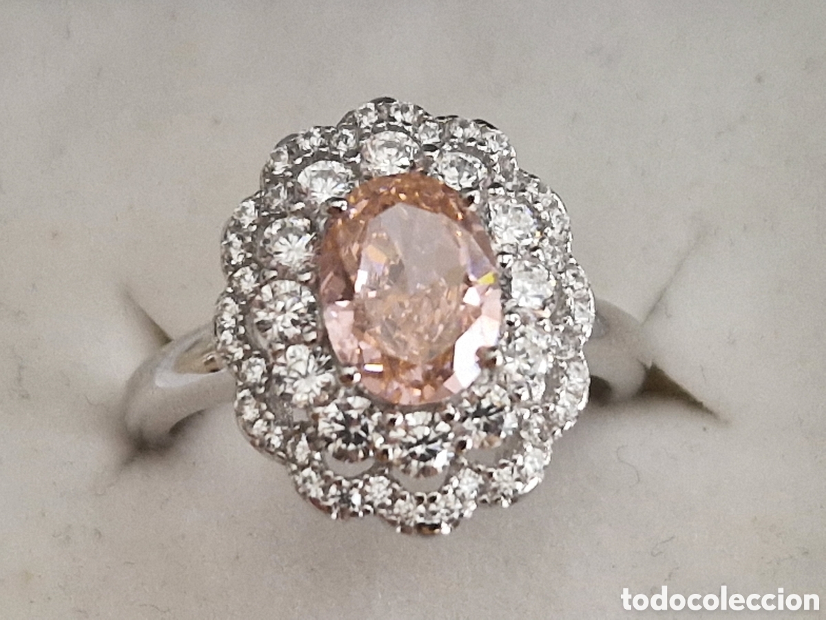 Joyeria: PRECIOSO ANILLO DE PLATA RODIADA CON CIRCON - Foto 1