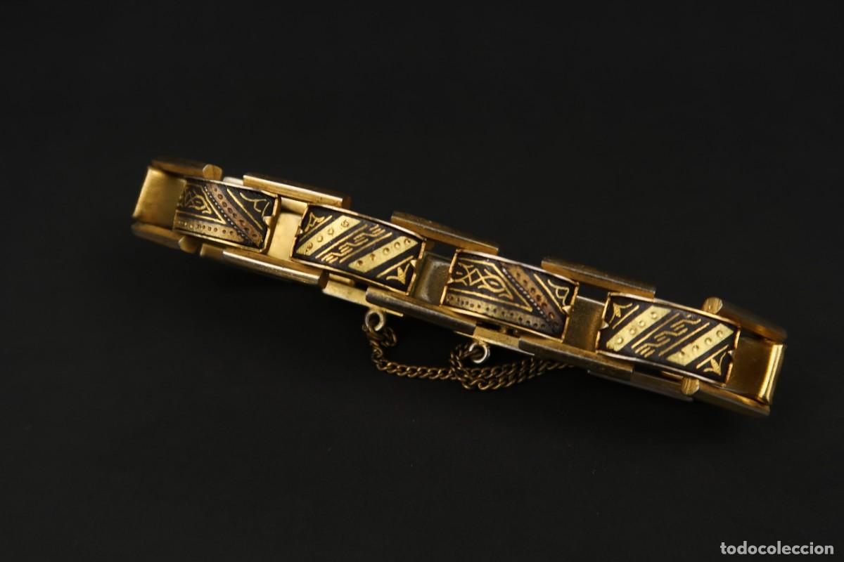 Joyeria: Antigua Pulsera Damasquinada - Foto 2