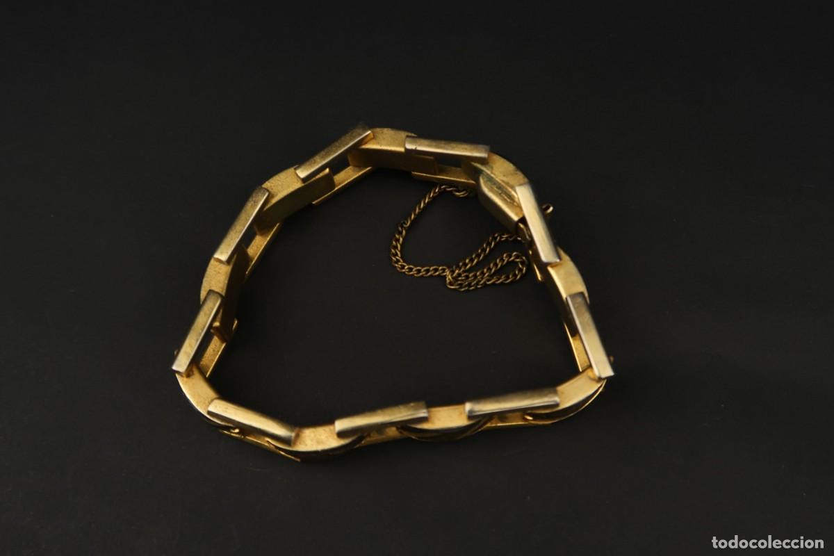 Joyeria: Antigua Pulsera Damasquinada - Foto 4