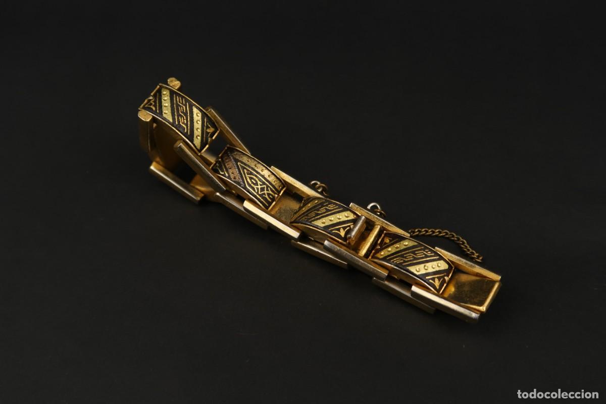 Joyeria: Antigua Pulsera Damasquinada - Foto 5