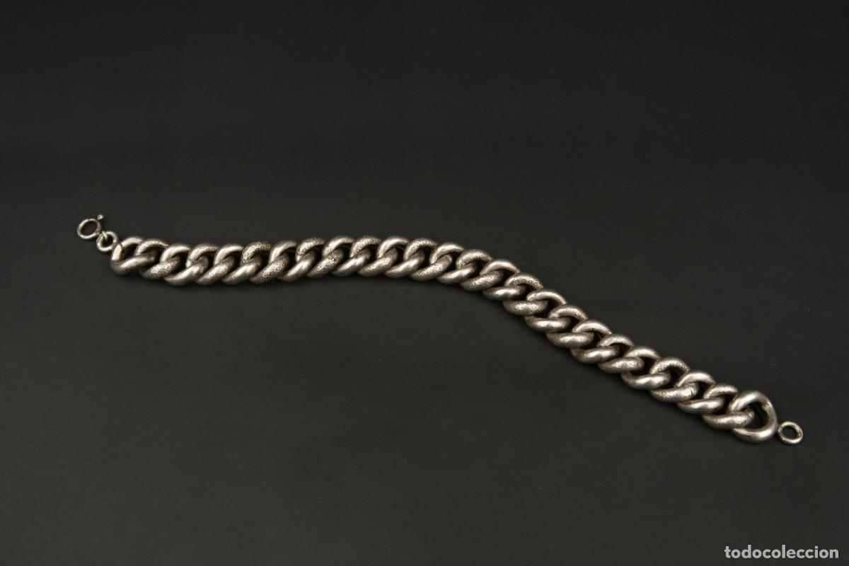 Joyeria: Antigua Pulsera de Plata - Foto 2