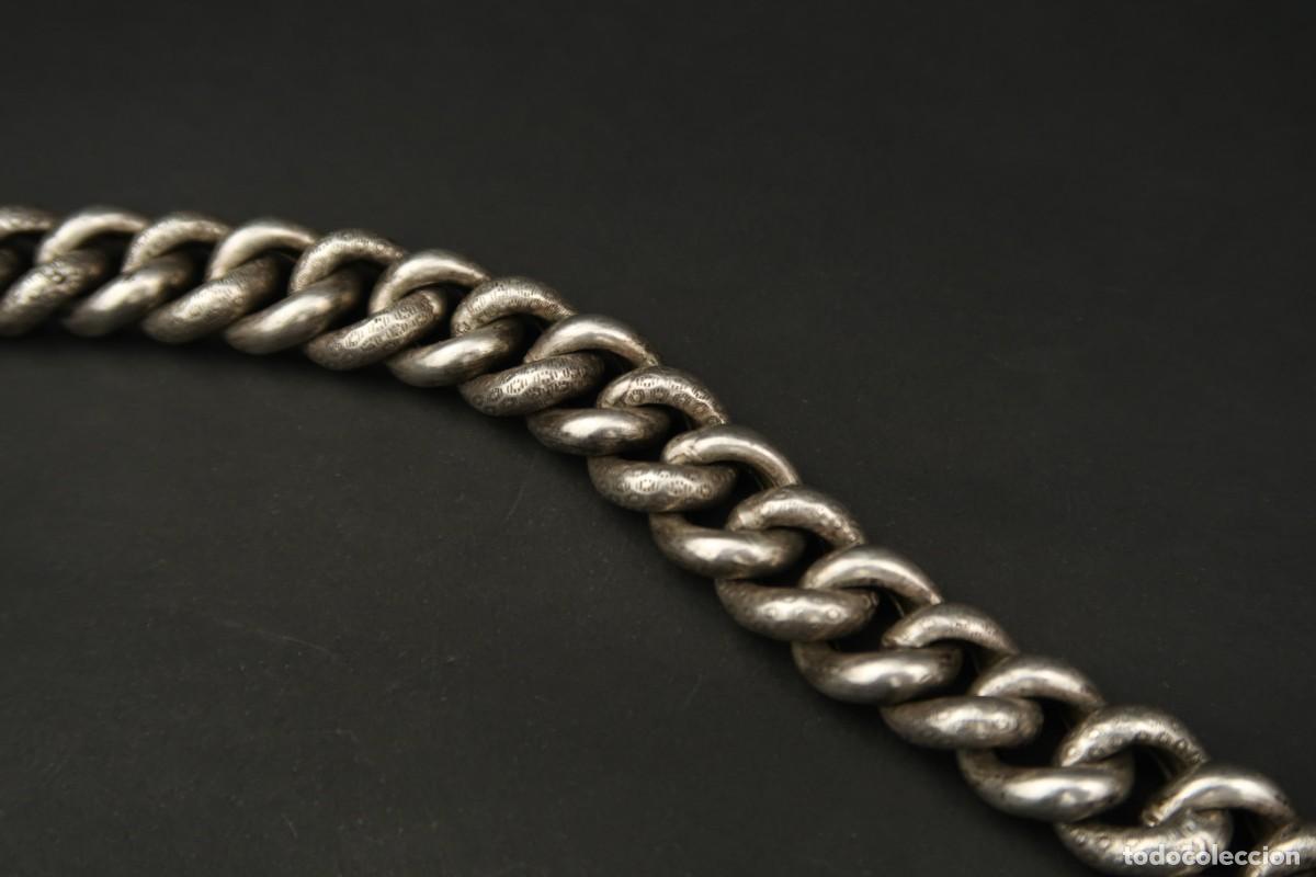 Joyeria: Antigua Pulsera de Plata - Foto 4