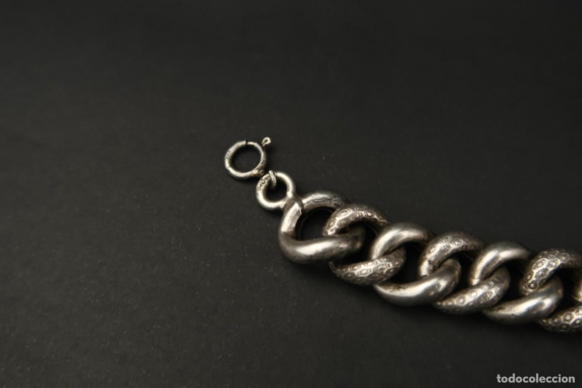 Joyeria: Antigua Pulsera de Plata - Foto 6