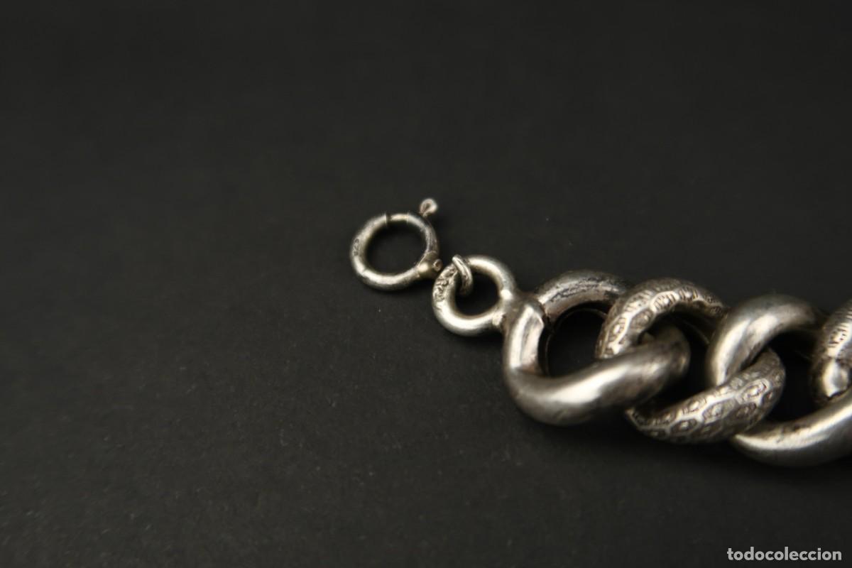 Joyeria: Antigua Pulsera de Plata - Foto 7