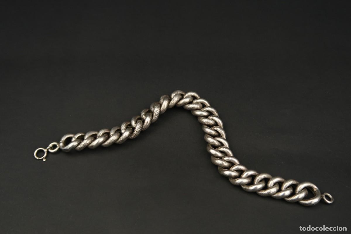 Joyeria: Antigua Pulsera de Plata - Foto 8