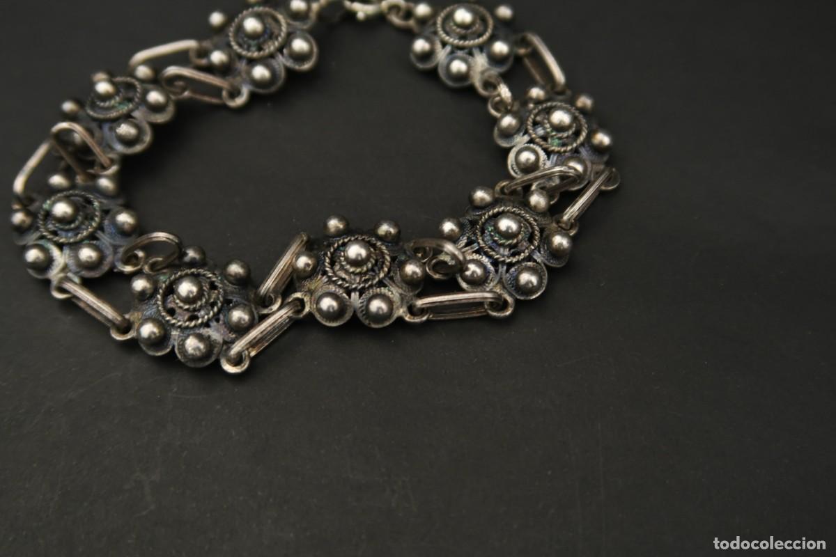 Joyeria: Antigua Pulsera de Plata - Foto 2