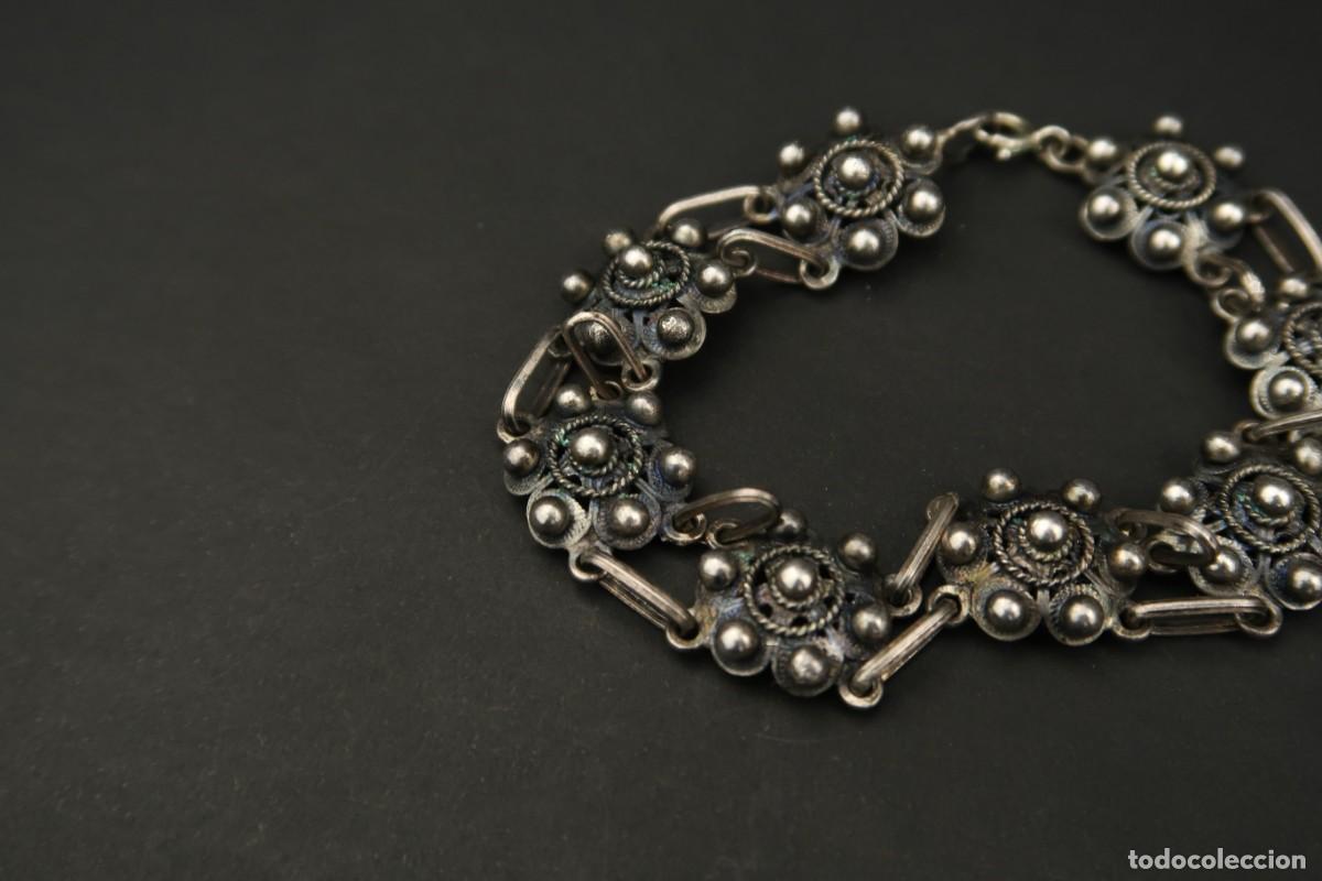 Joyeria: Antigua Pulsera de Plata - Foto 3