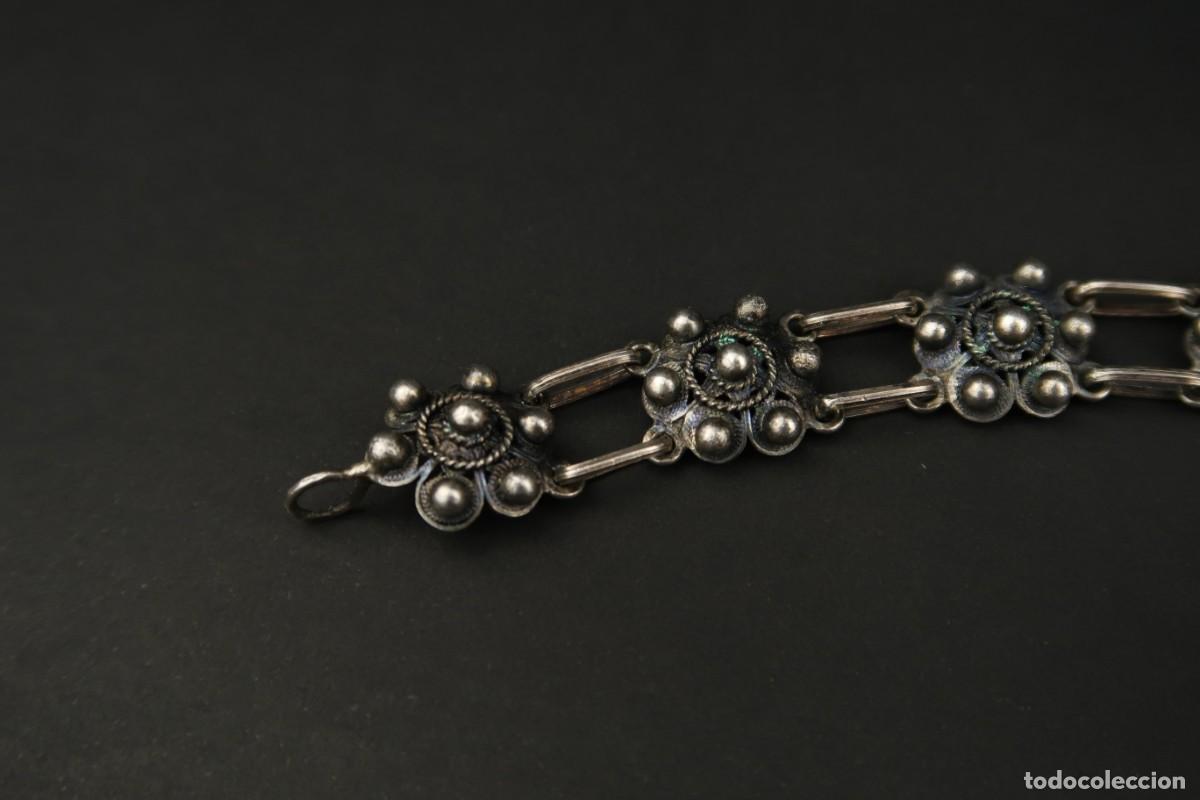 Joyeria: Antigua Pulsera de Plata - Foto 6