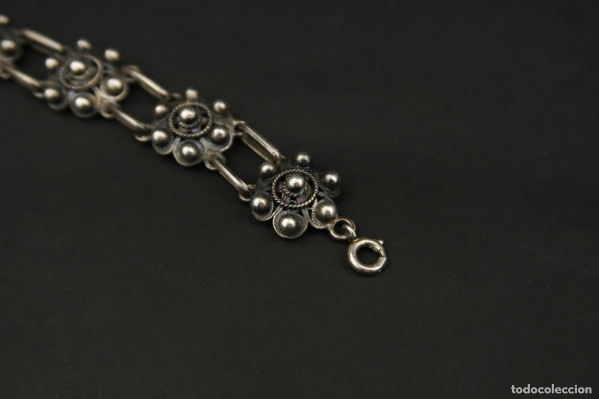 Joyeria: Antigua Pulsera de Plata - Foto 9