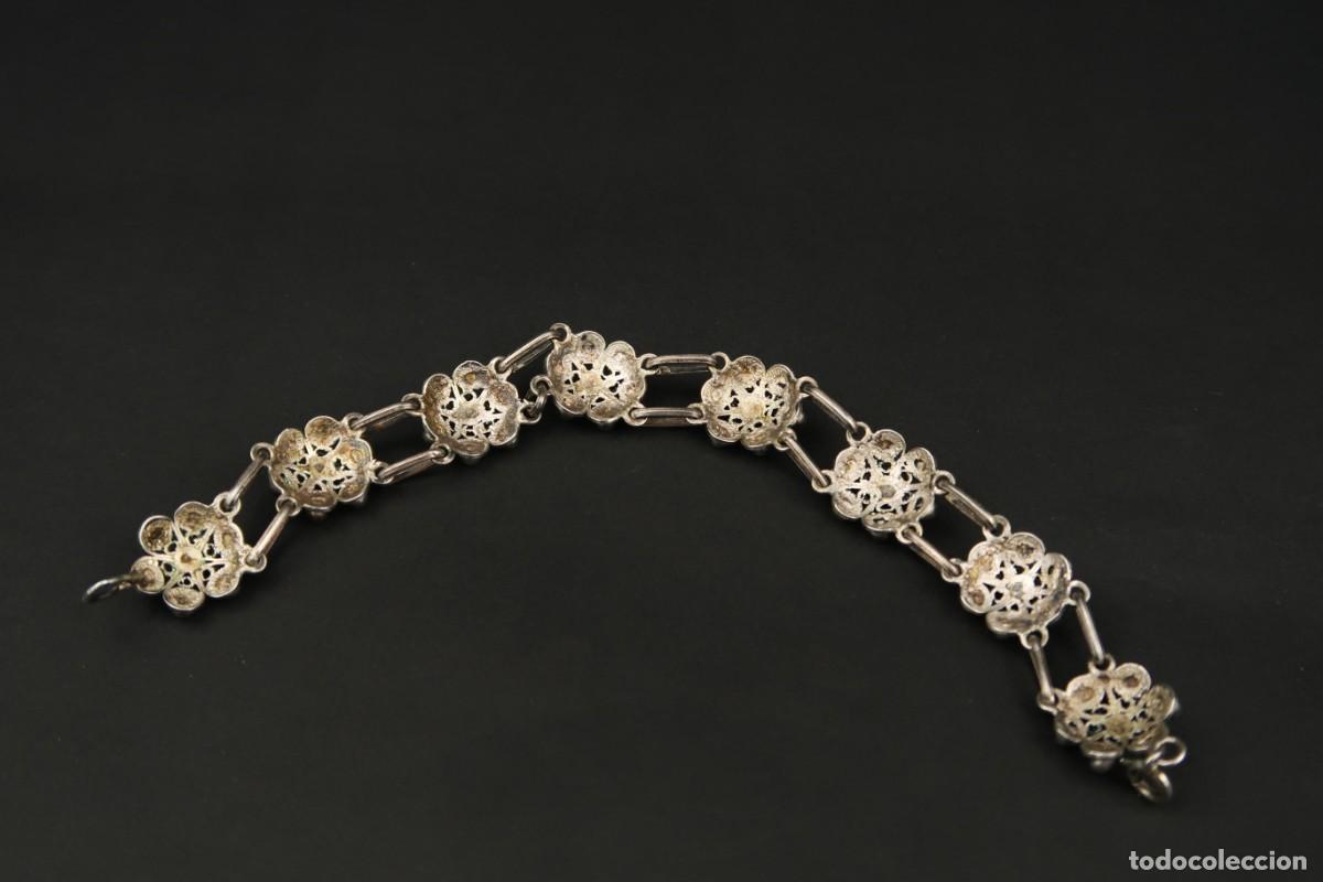 Joyeria: Antigua Pulsera de Plata - Foto 10