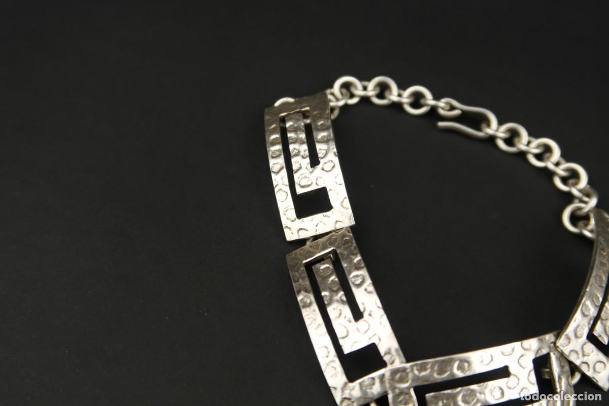 Joyeria: Antigua Pulsera de Plata - Foto 4