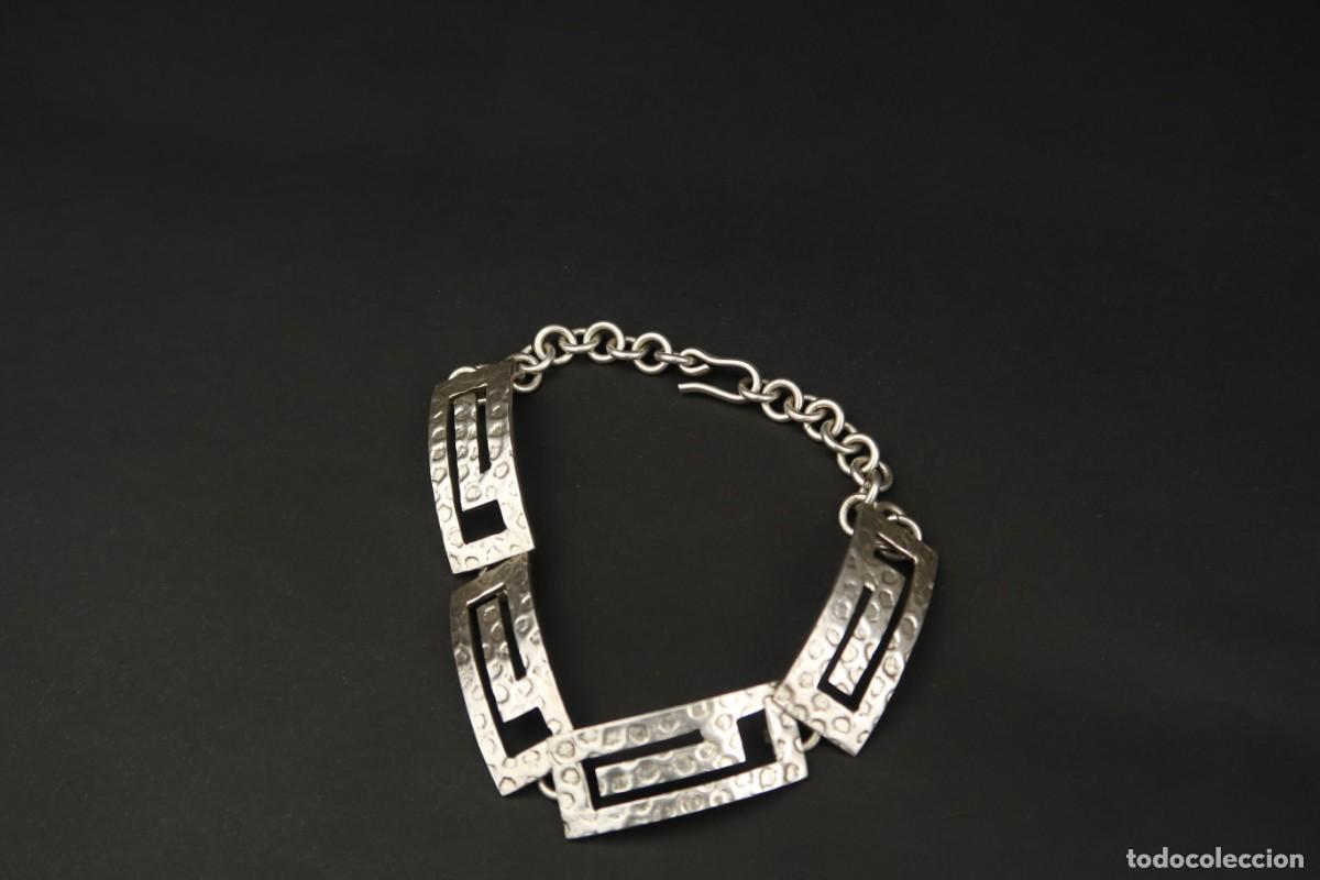 Joyeria: Antigua Pulsera de Plata - Foto 5