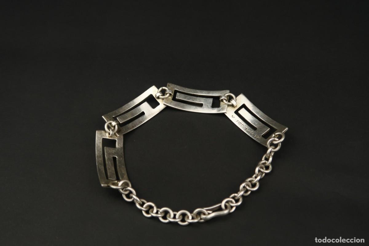 Joyeria: Antigua Pulsera de Plata - Foto 6