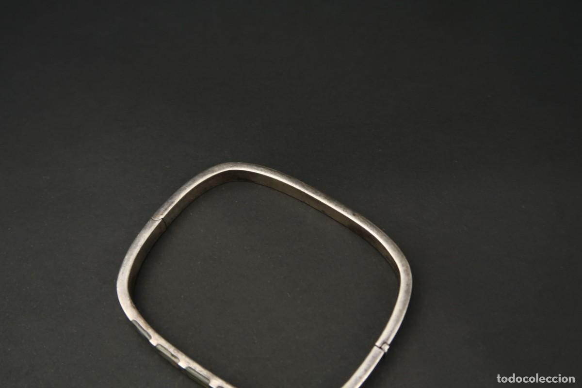 Joyeria: Antiguo Brazalete de Plata y N&aacute;car - Foto 5