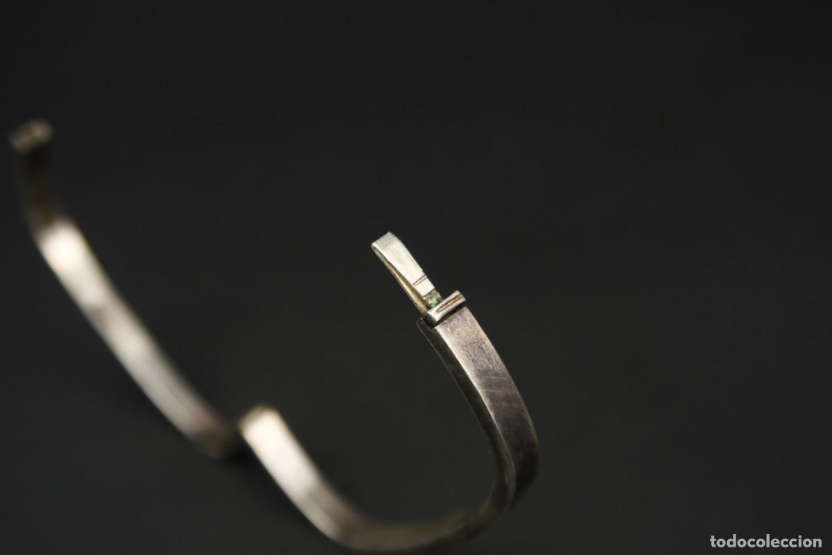 Joyeria: Antiguo Brazalete de Plata y N&aacute;car - Foto 8