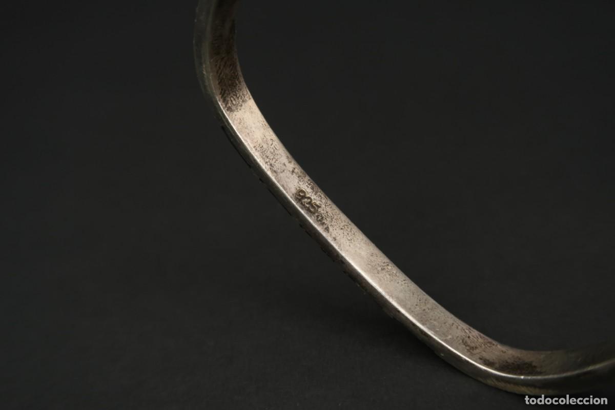 Joyeria: Antiguo Brazalete de Plata y N&aacute;car - Foto 9