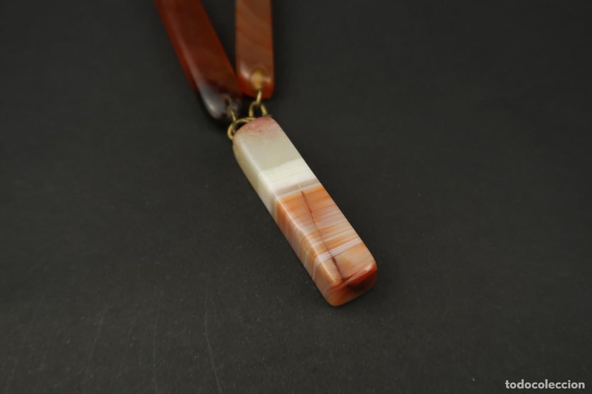 Joyeria: Antiguo Collar de &Aacute;gata - Foto 2