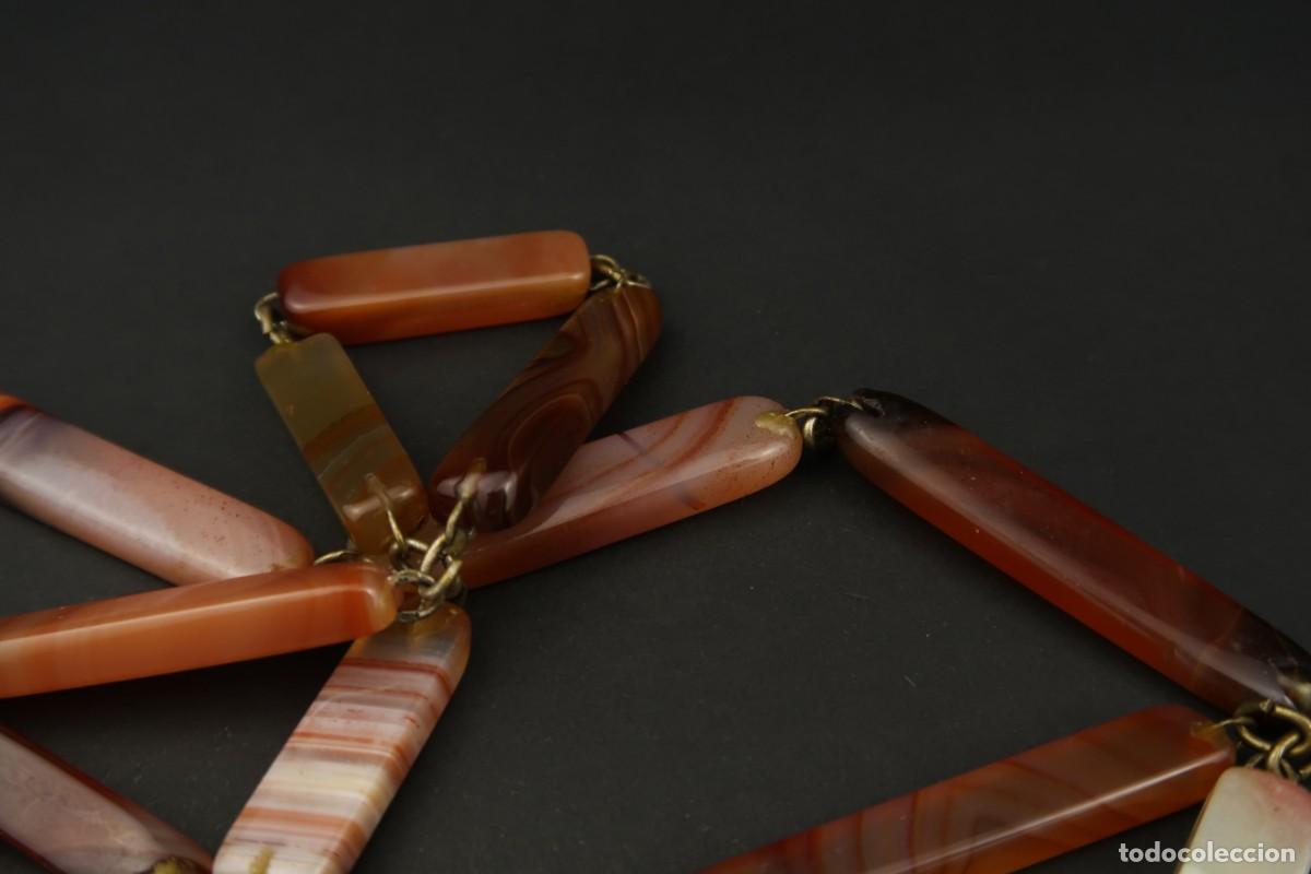 Joyeria: Antiguo Collar de &Aacute;gata - Foto 10
