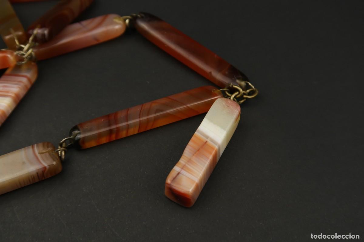 Joyeria: Antiguo Collar de &Aacute;gata - Foto 11