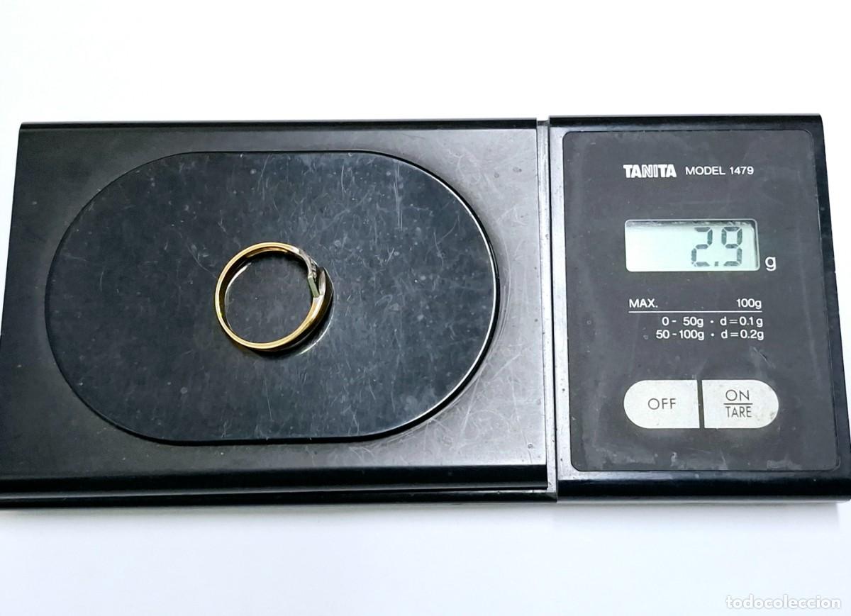 Joyeria: BELLA SORTIJA DE ORO AMARILLO Y BLANCO NUEVA A ESTRENAR - Foto 13
