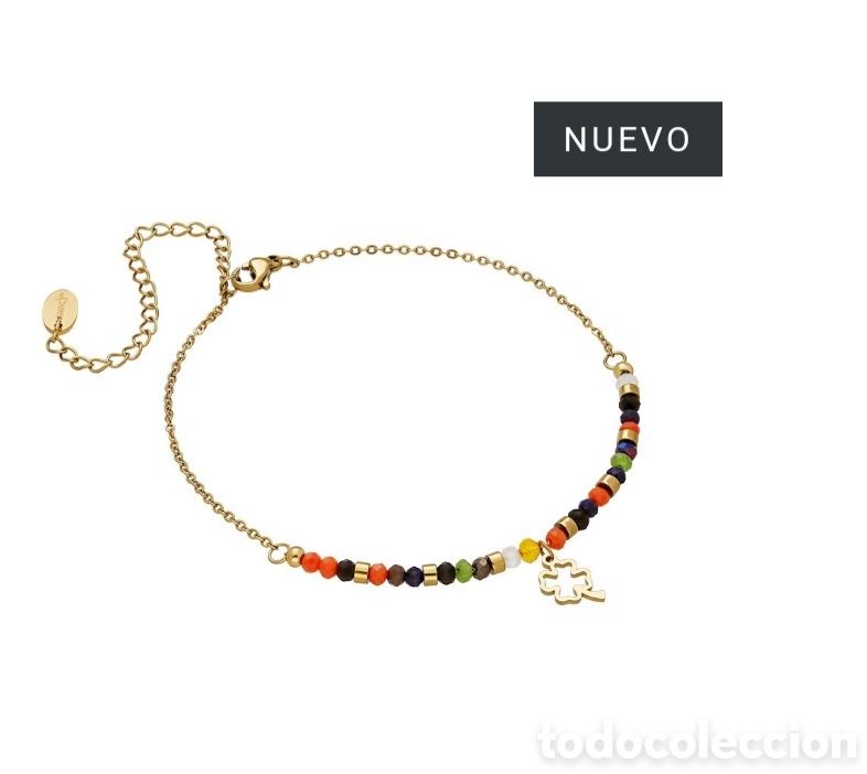 Joyeria: Pulsera tobillera Tr&eacute;bol de la Suerte - Foto 1