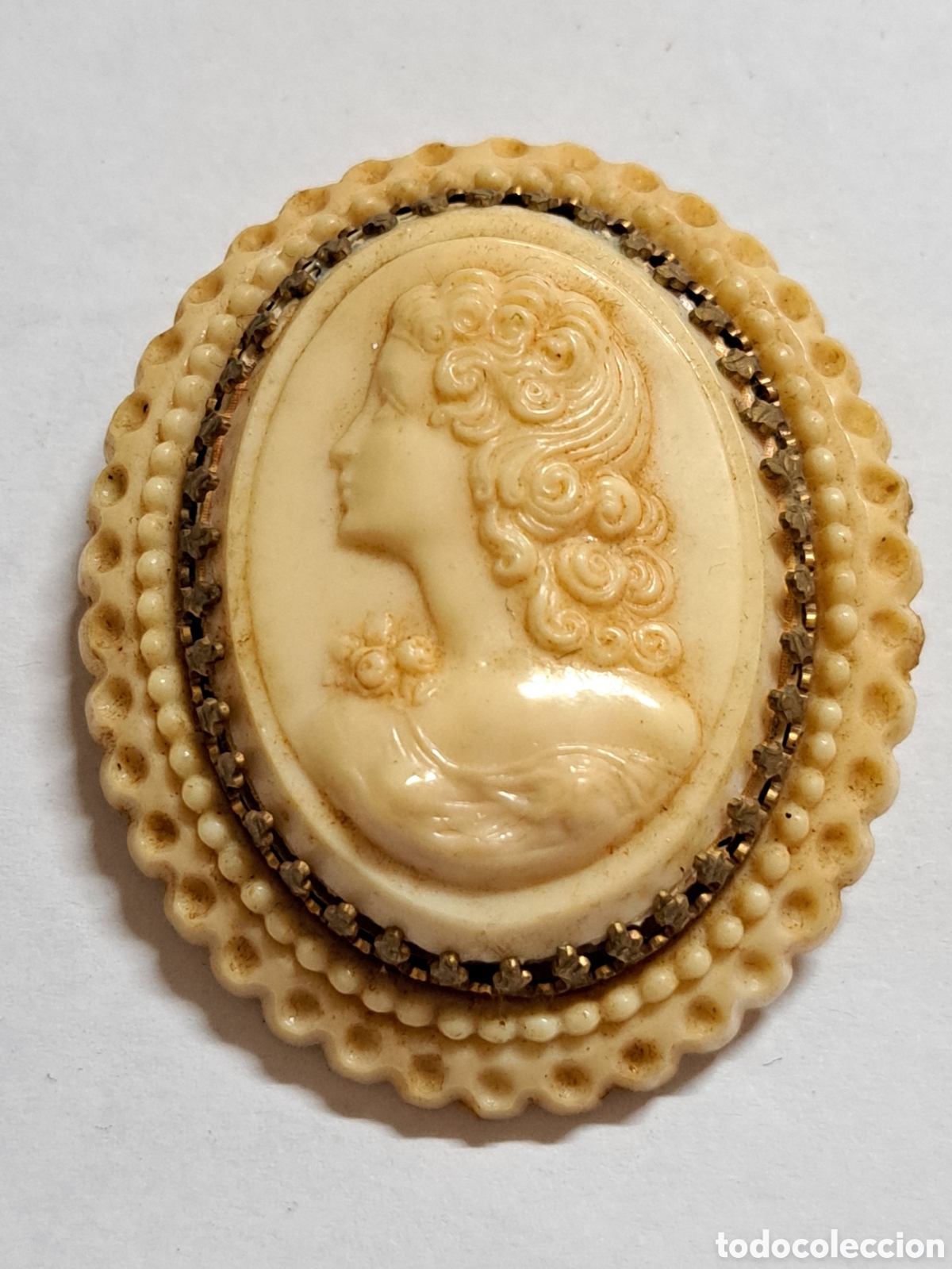 Joyeria: Antiguo Broche camafeo de origen frances - Foto 1