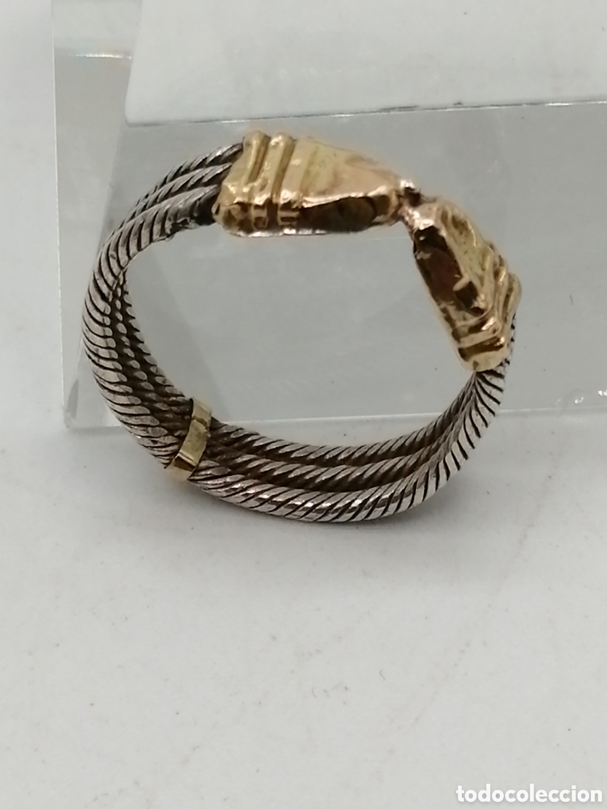 Joyeria: Anillo plata 925mls y oro 18quilates - Foto 2