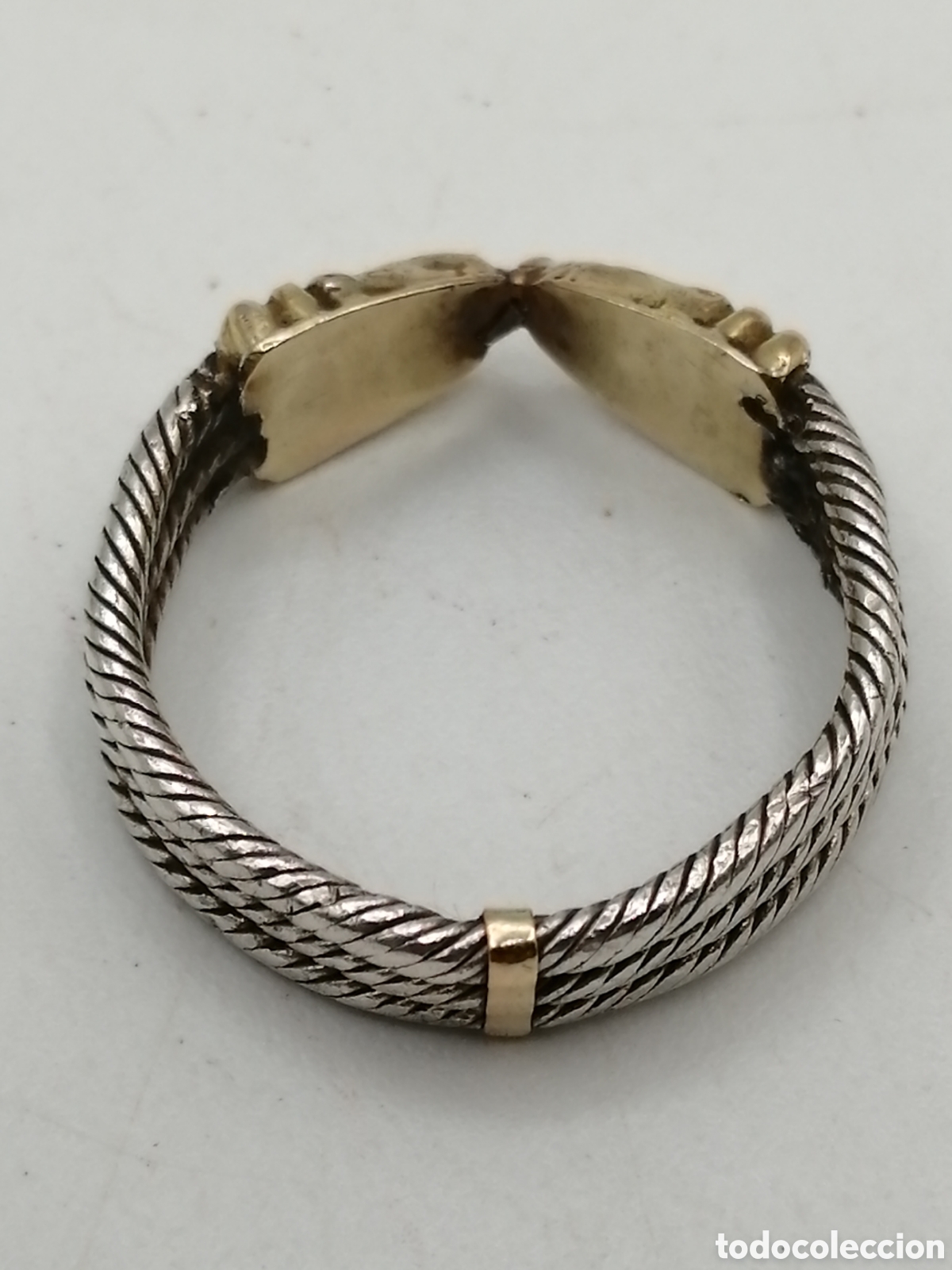 Joyeria: Anillo plata 925mls y oro 18quilates - Foto 4