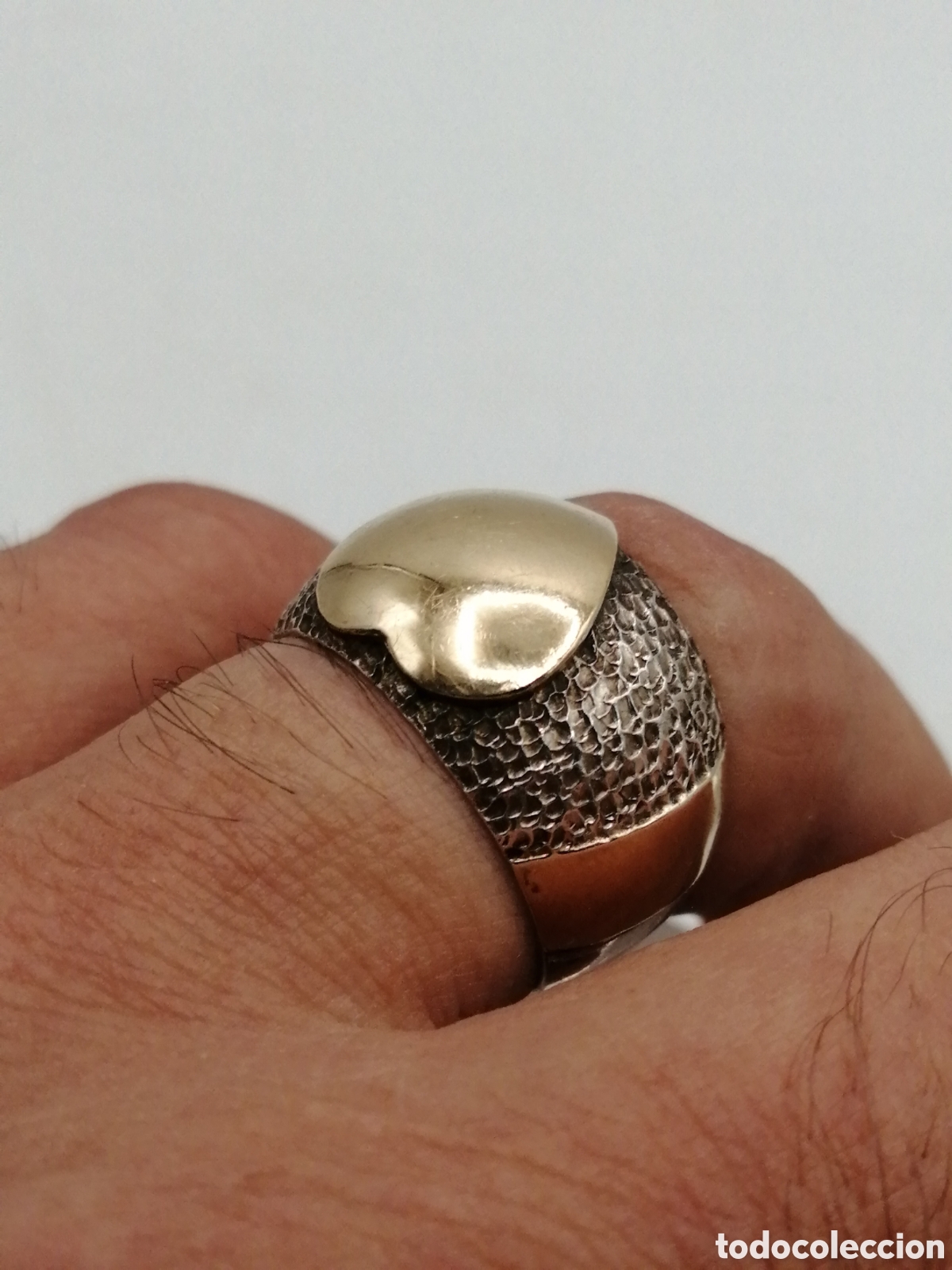 Joyeria: Anillo plata 925mls y oro 18quilates - Foto 4