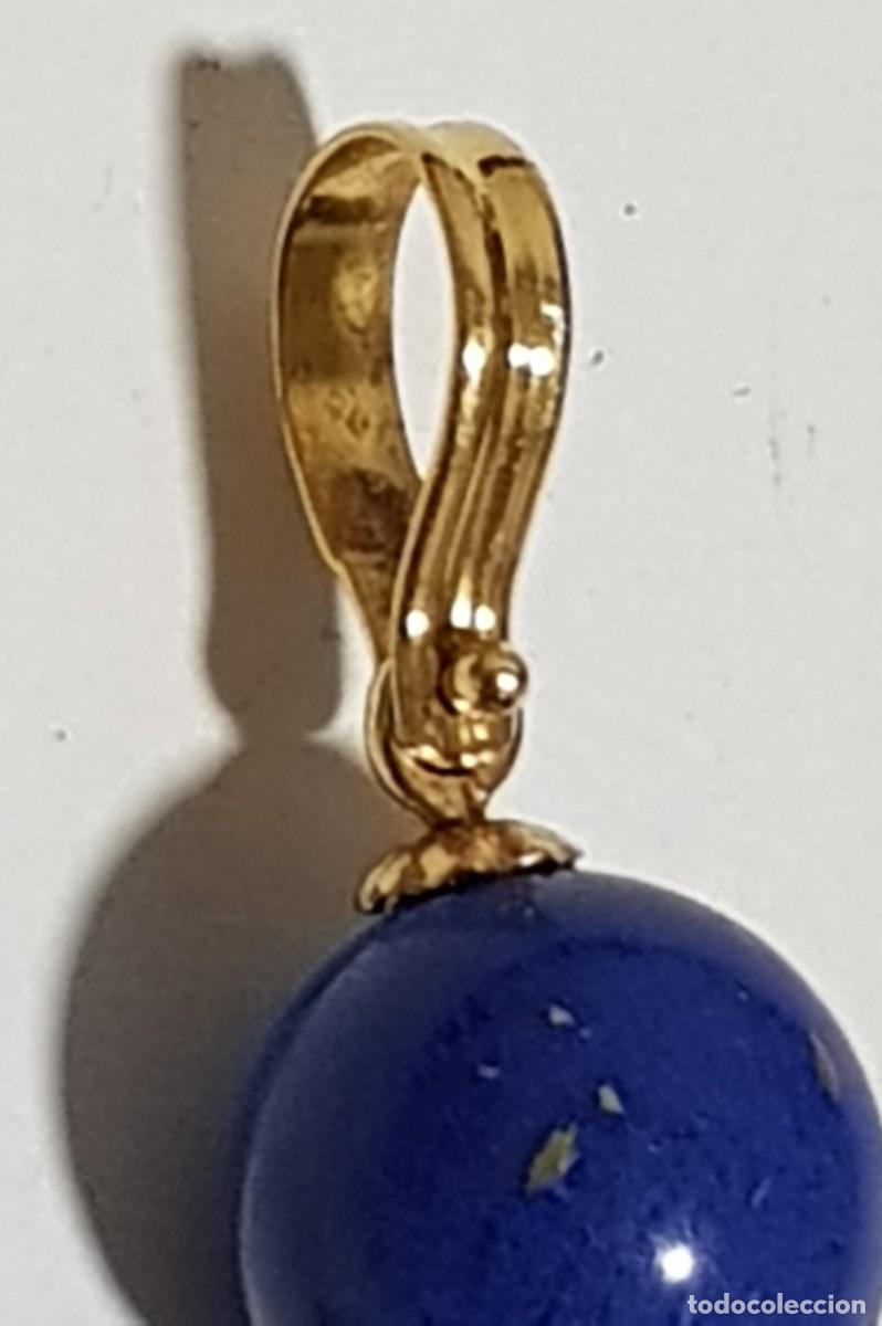 Joyeria: Cruz oro 18 quilates con Lapislazuli (NUEVA) - Foto 6