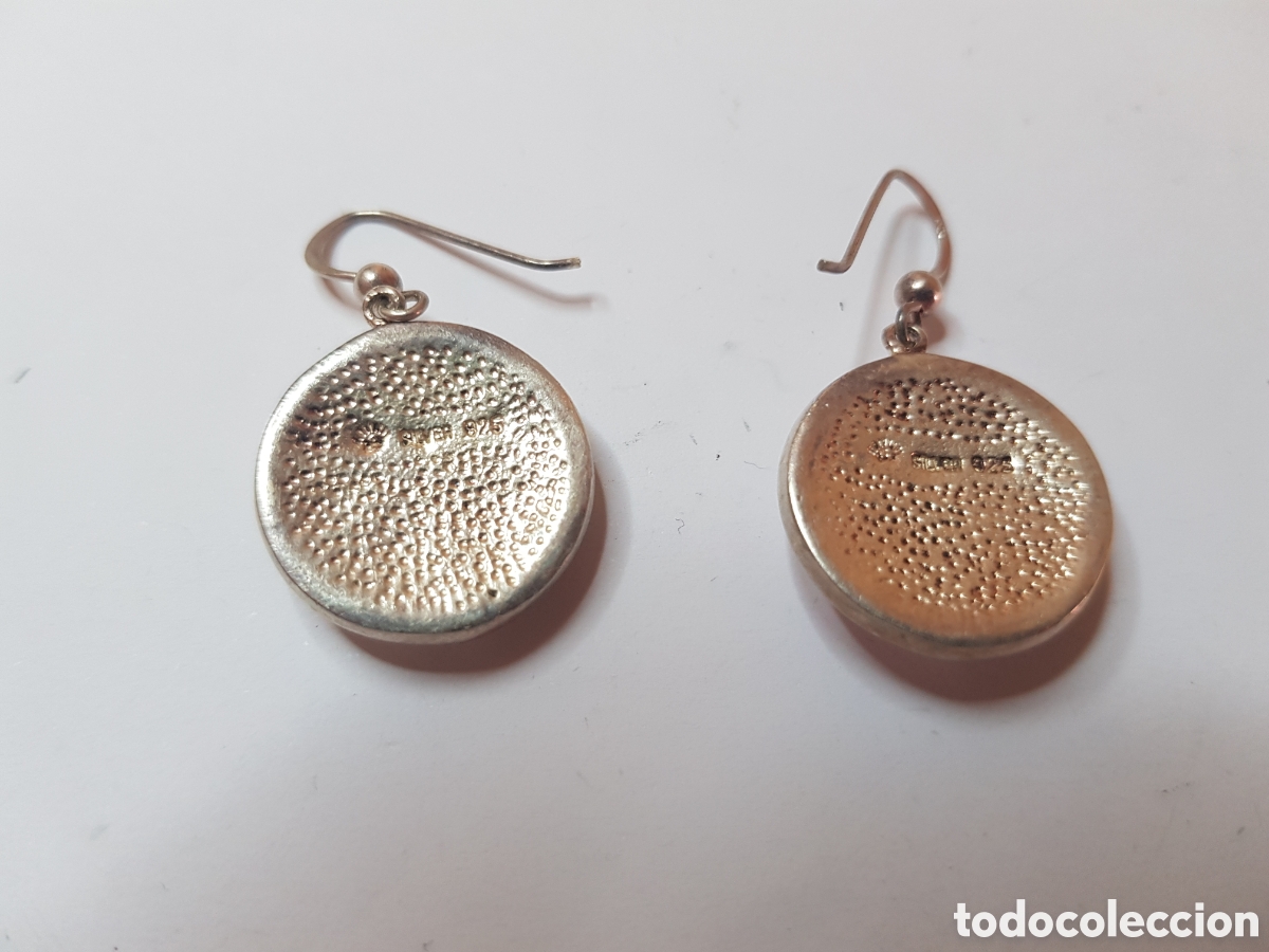 Joyeria: #883 Pendientes plata de ley 925 2cm - Foto 2