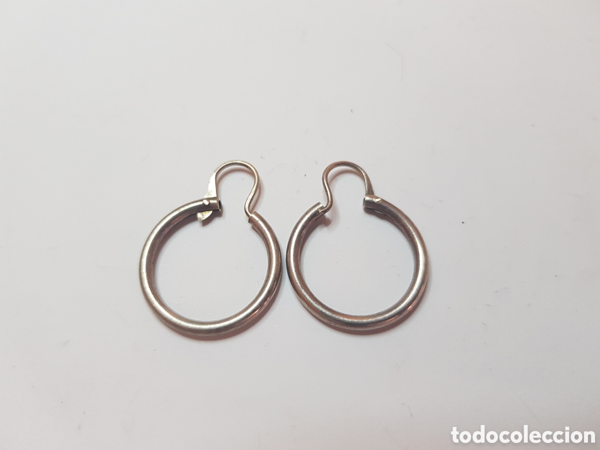 Joyeria: #891 Pendientes plata de ley 925 1,8cm - Foto 2